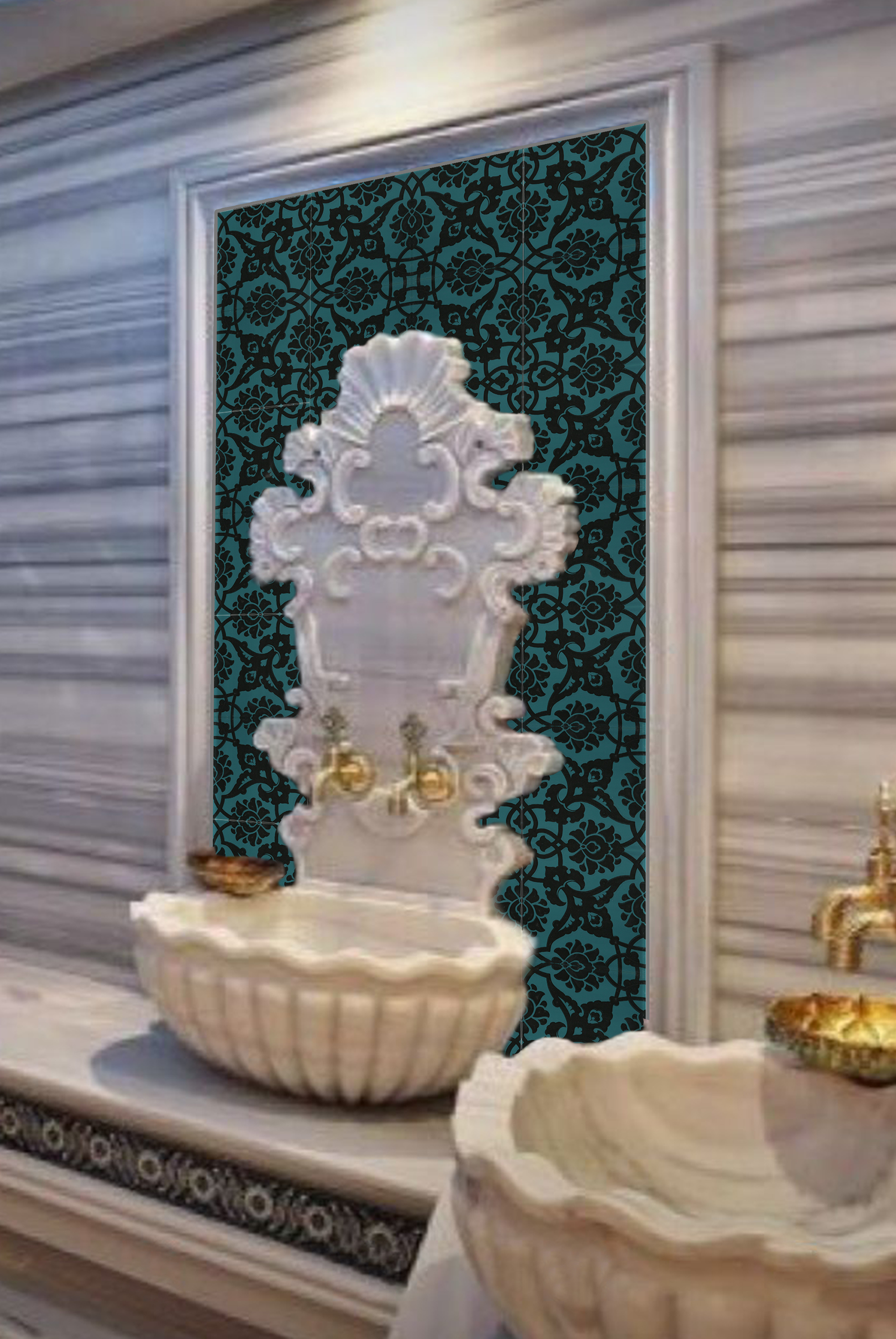 Kurna Arkası Çini Pano-Kütahya Çini